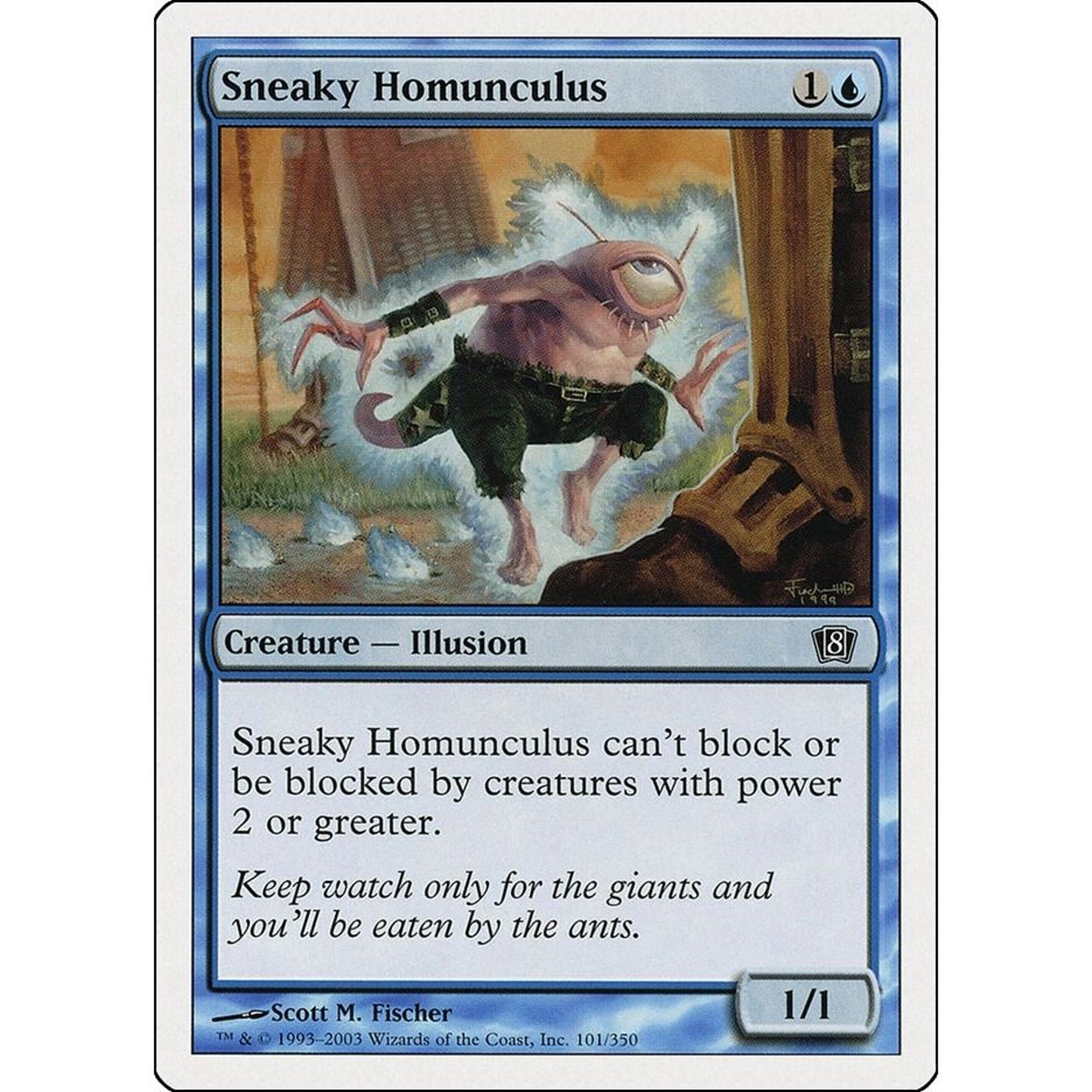 Image for Sneaky Homunculus (101) (8ED) - Magic: The Gathering