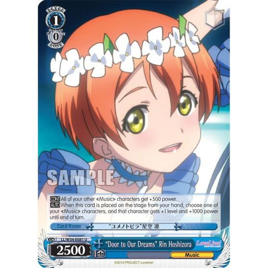 Image for "Door to Our Dreams" Rin Hoshizora (LL/W34-E081 U) (LL/W34) - Weiss Schwarz