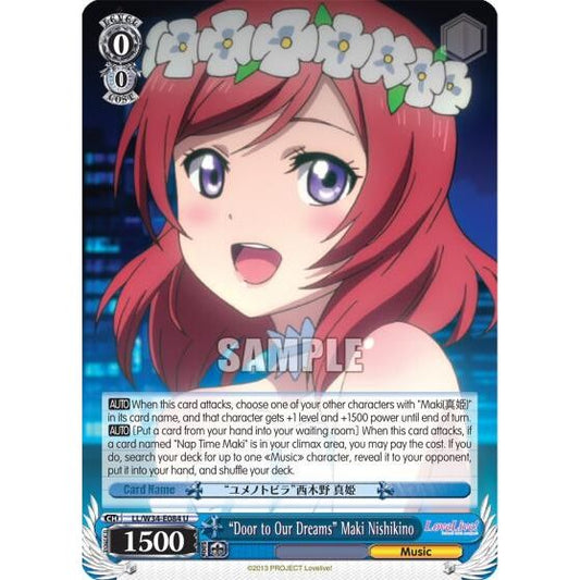 Image for "Door to Our Dreams" Maki Nishikino (LL/W34-E084 U) (LL/W34) - Weiss Schwarz