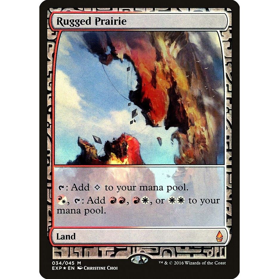 Image for Rugged Prairie (34) (EXP) - Magic: The Gathering