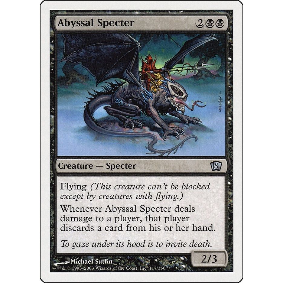 Image for Abyssal Specter (117) (8ED) - Magic: The Gathering