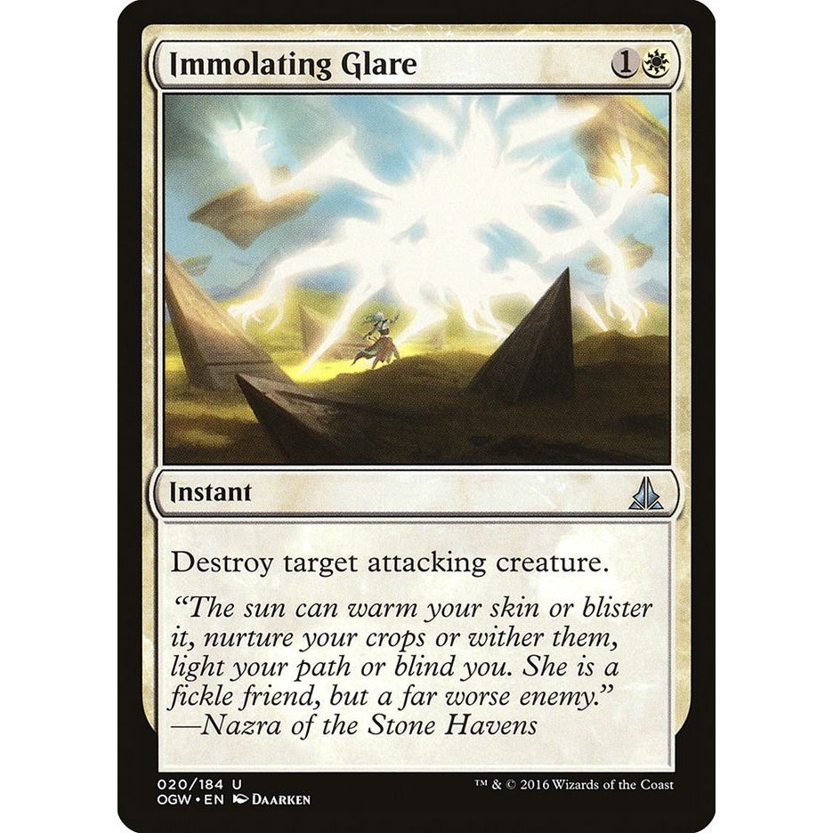Image for Immolating Glare (20) (OGW) - Magic: The Gathering