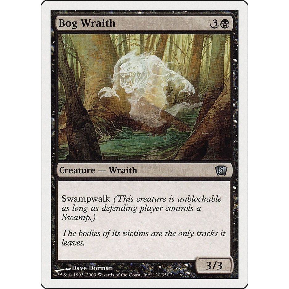 Image for Bog Wraith (120) (8ED) - Magic: The Gathering