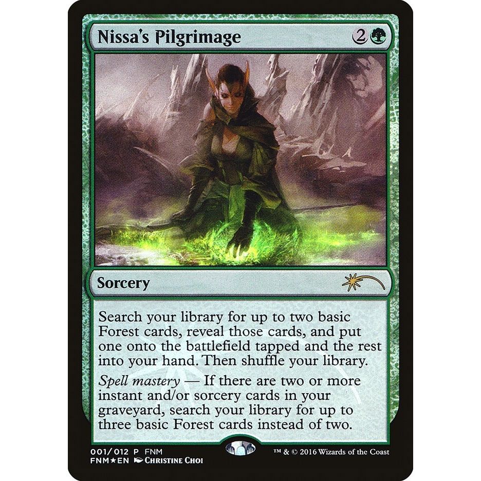 Image for Nissa's Pilgrimage (1) (FNM) - Magic: The Gathering