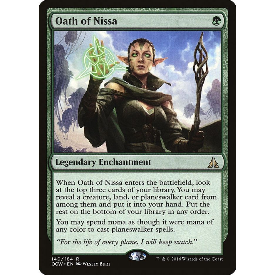 Image for Oath of Nissa (140) (OGW) - Magic: The Gathering