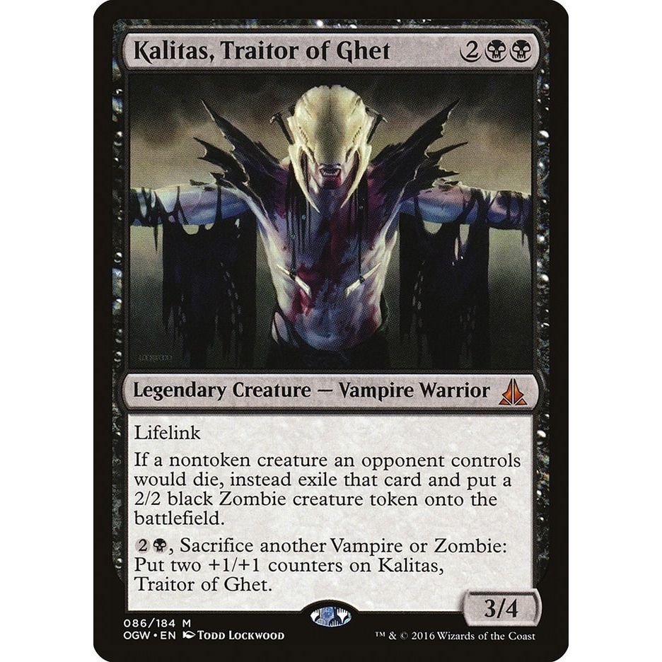 Image for Kalitas, Traitor of Ghet (86) (OGW) - Magic: The Gathering