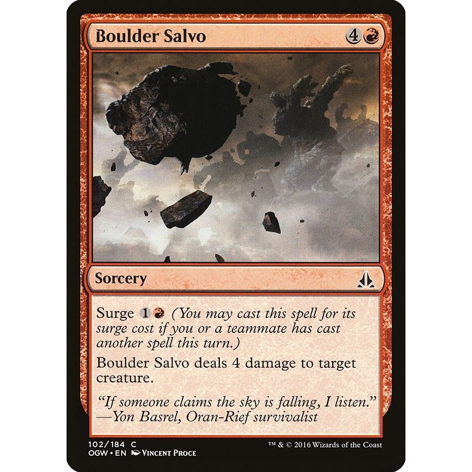 Image for Boulder Salvo (102) (OGW) - Magic: The Gathering