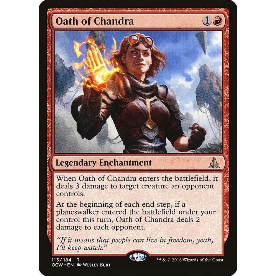 Image for Oath of Chandra (113) (OGW) - Magic: The Gathering