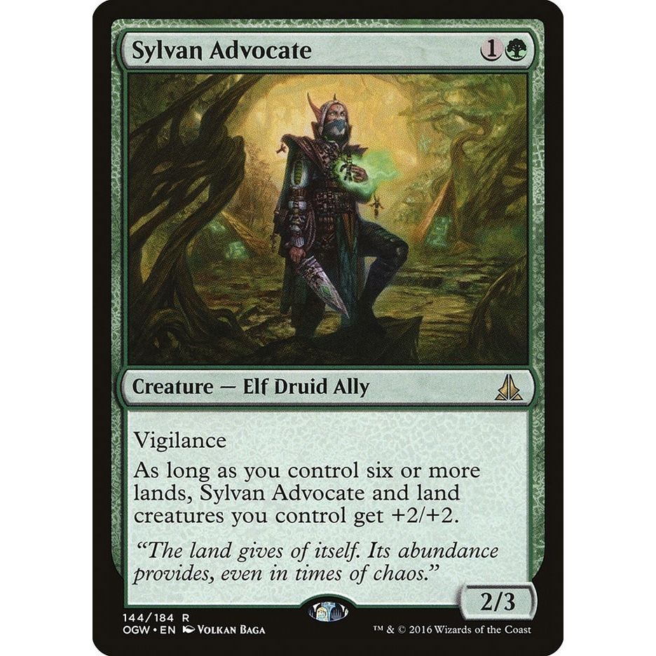 Image for Sylvan Advocate (144) (OGW) - Magic: The Gathering