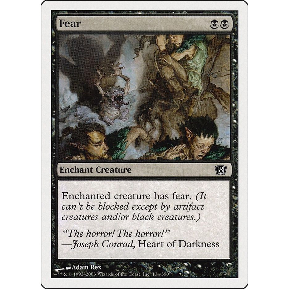 Image for Fear (134) (8ED) - Magic: The Gathering