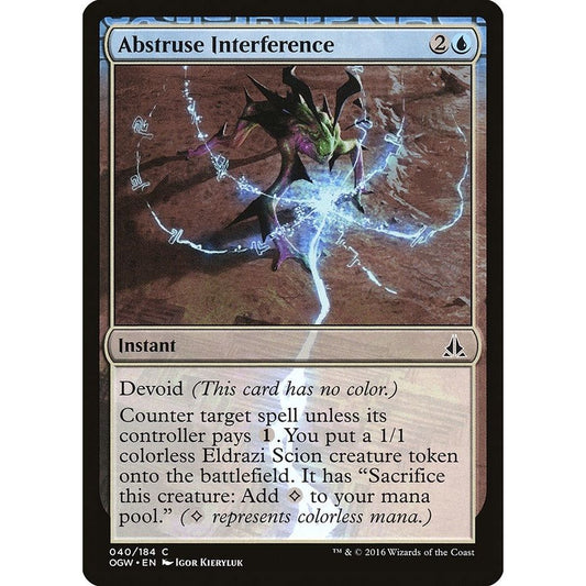 Image for Abstruse Interference (40) (OGW) - Magic: The Gathering