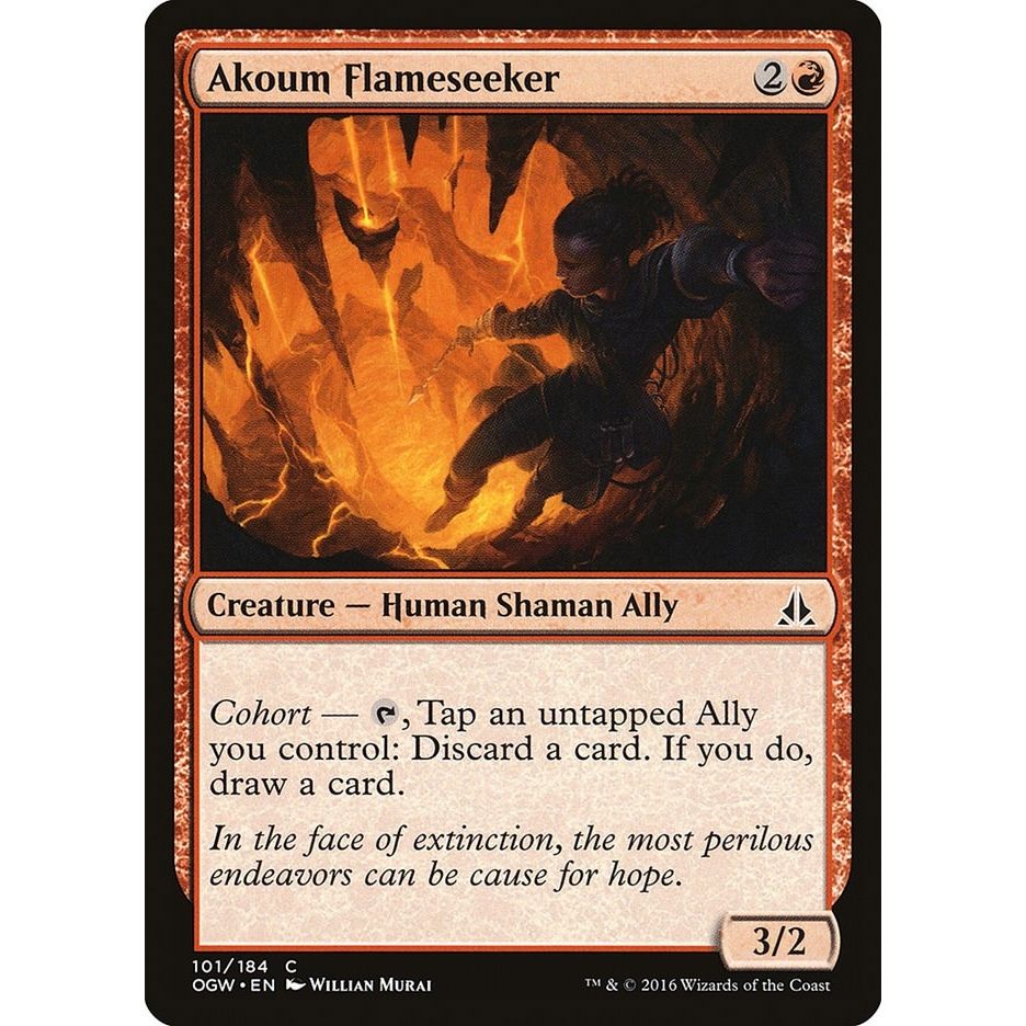 Image for Akoum Flameseeker (101) (OGW) - Magic: The Gathering