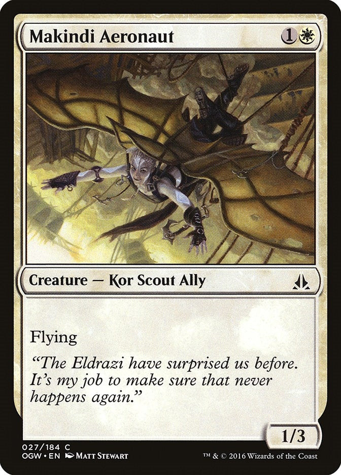 Image for Makindi Aeronaut (27) (OGW) - Magic: The Gathering