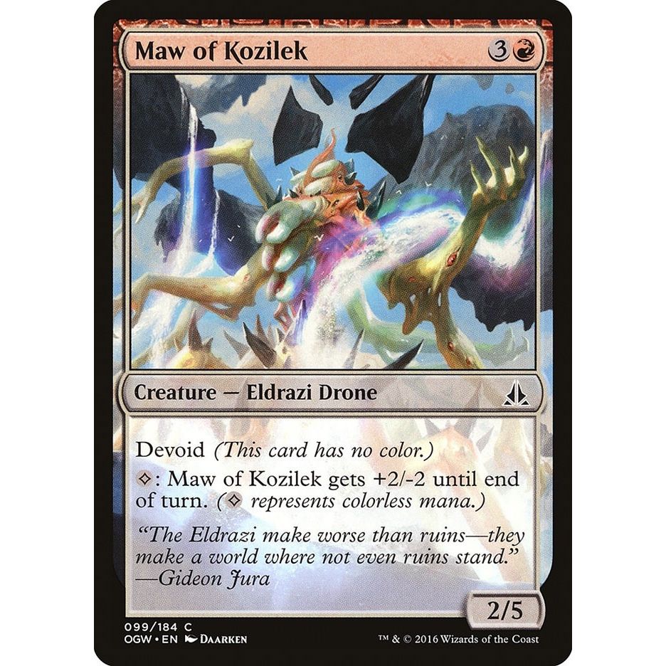 Image for Maw of Kozilek (99) (OGW) - Magic: The Gathering