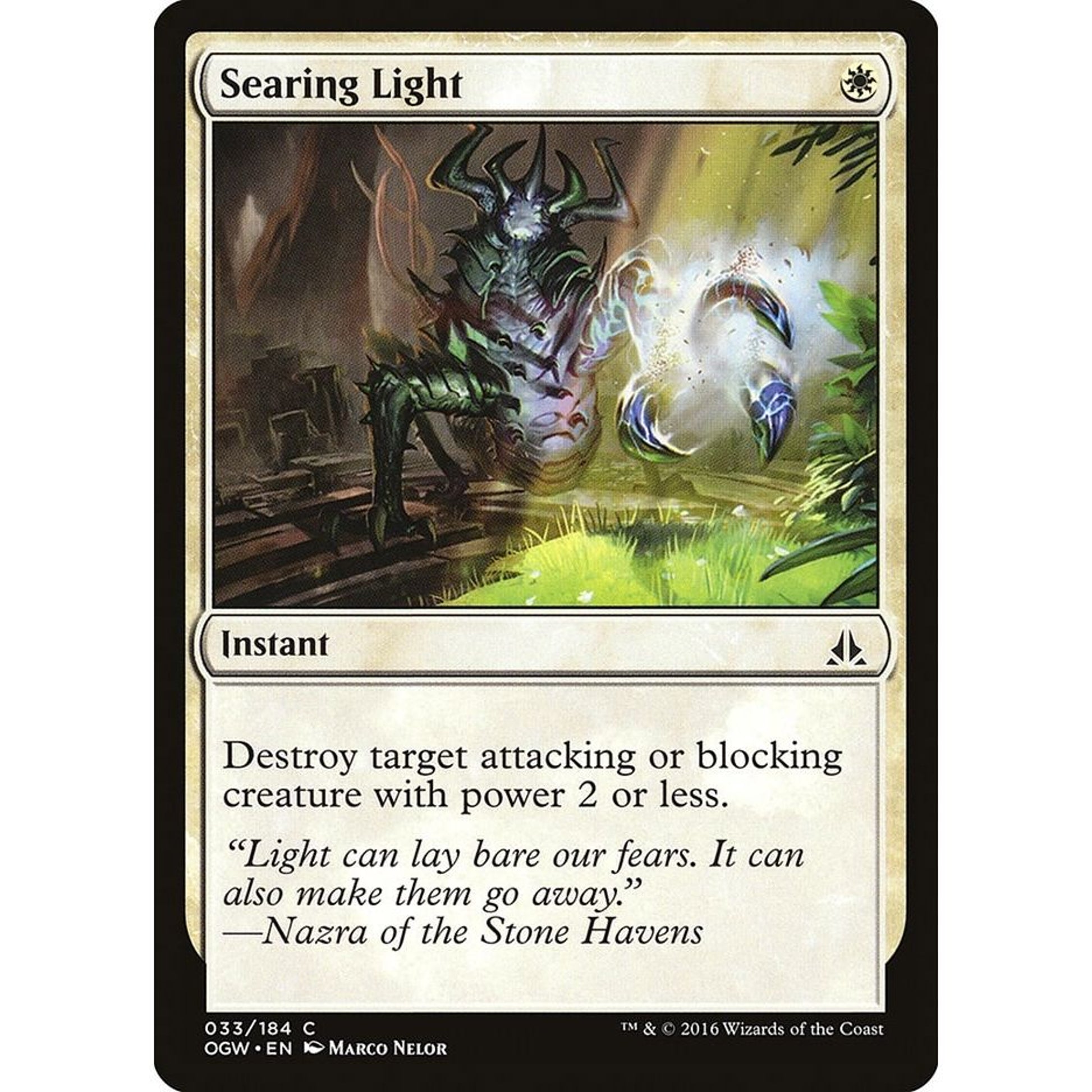 Image for Searing Light (33) (OGW) - Magic: The Gathering