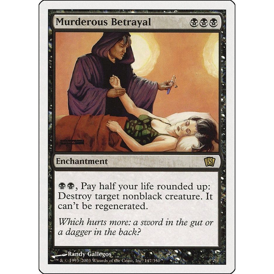 Image for Murderous Betrayal (147) (8ED) - Magic: The Gathering
