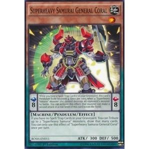 Image for Superheavy Samurai General Coral (BOSH-EN011) (BOSH) - YuGiOh