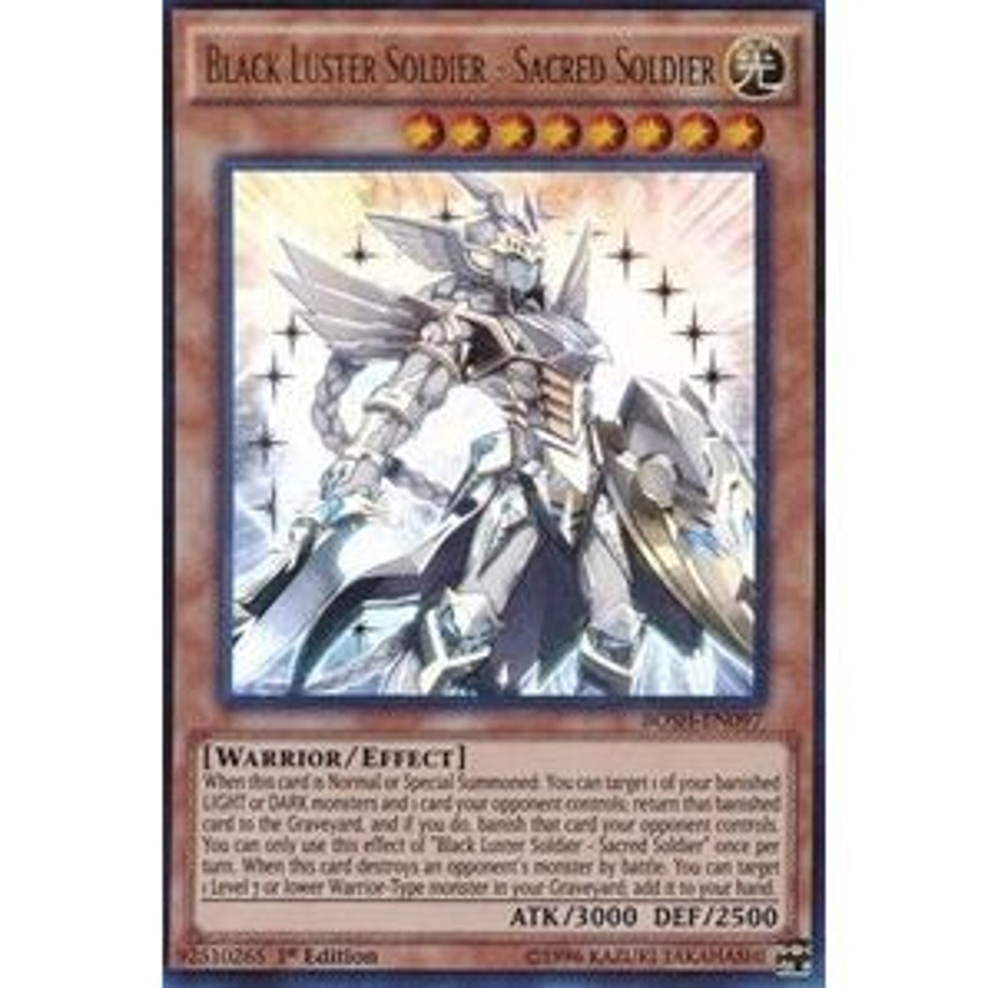 Image for Black Luster Soldier - Sacred Soldier (BOSH-EN097) (BOSH) - YuGiOh