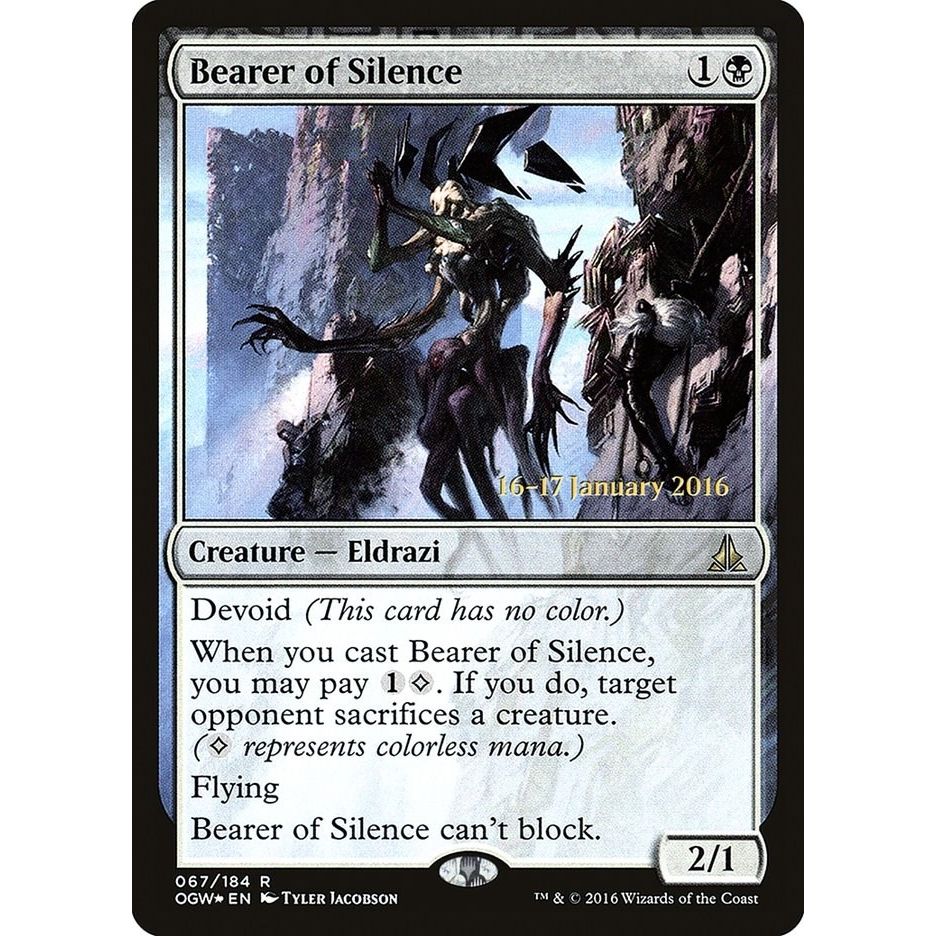 Image for Bearer of Silence (67) (PRE) - Magic: The Gathering