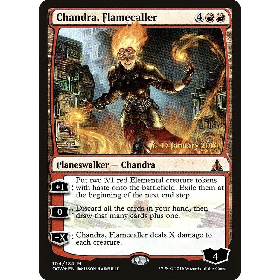 Image for Chandra, Flamecaller (104) (PRE) - Magic: The Gathering