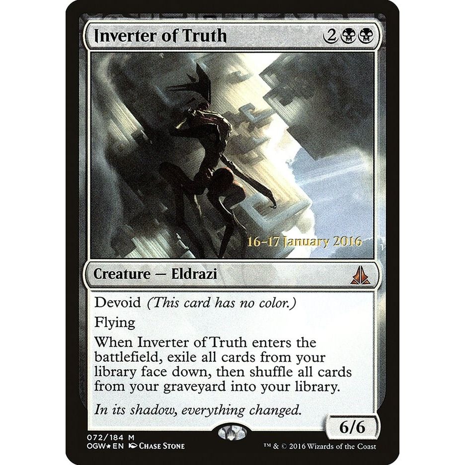 Image for Inverter of Truth (72) (PRE) - Magic: The Gathering