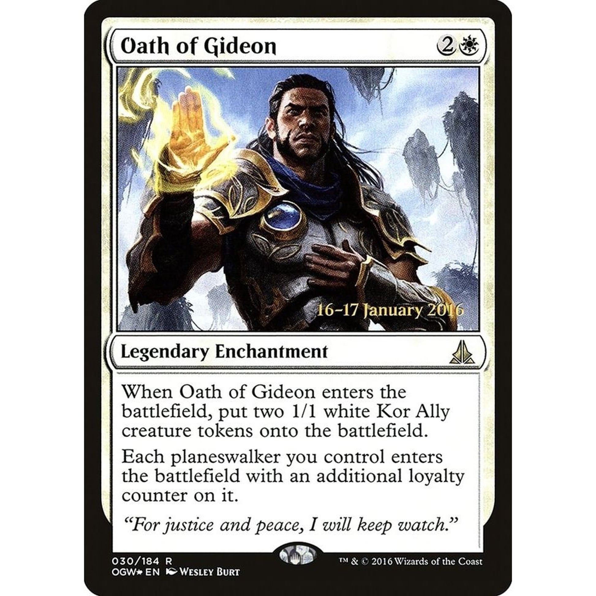 Image for Oath of Gideon (30) (PRE) - Magic: The Gathering