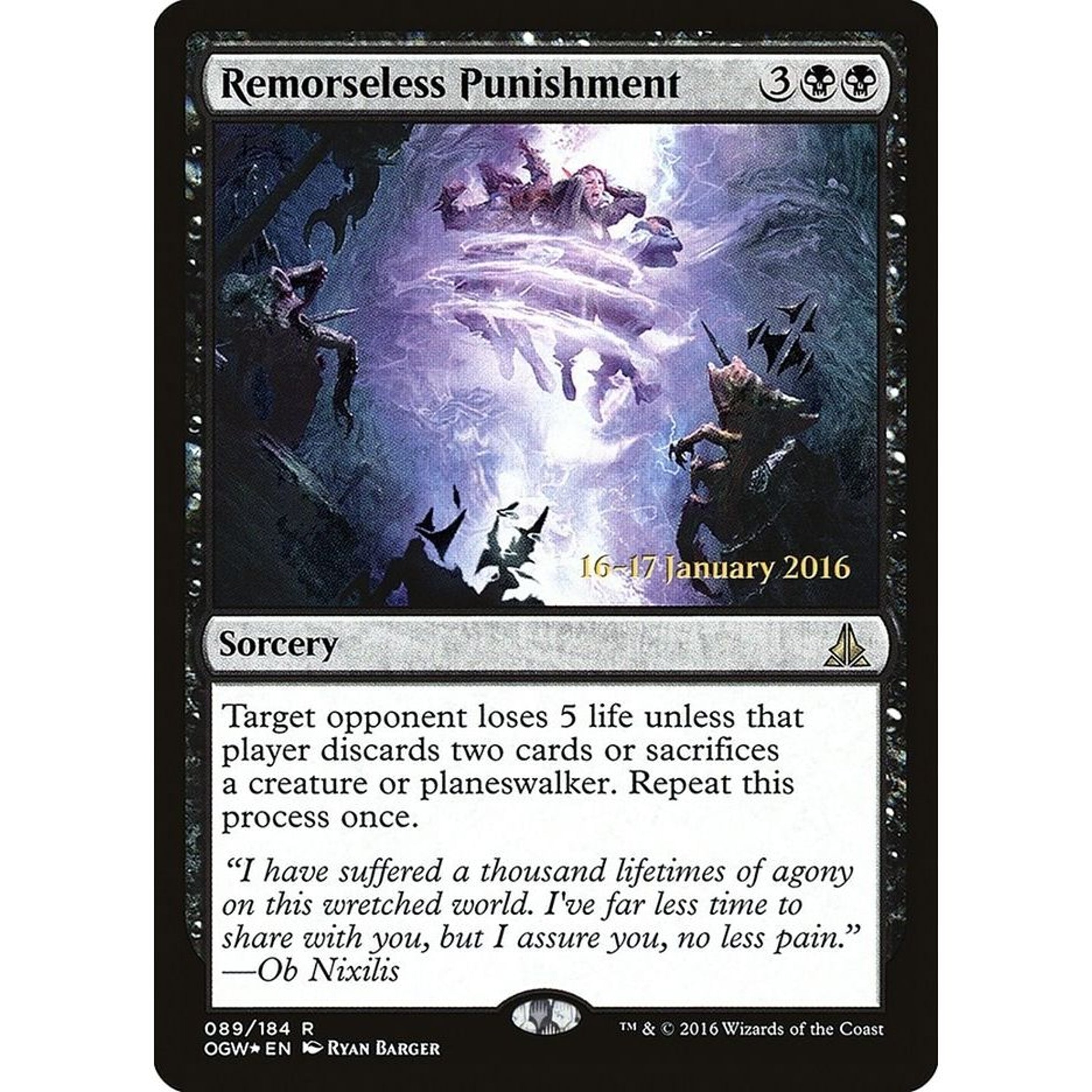 Image for Remorseless Punishment (89) (PRE) - Magic: The Gathering