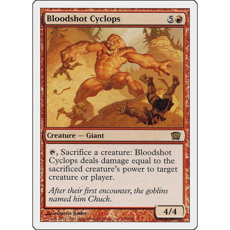 Image for Bloodshot Cyclops (179) (8ED) - Magic: The Gathering