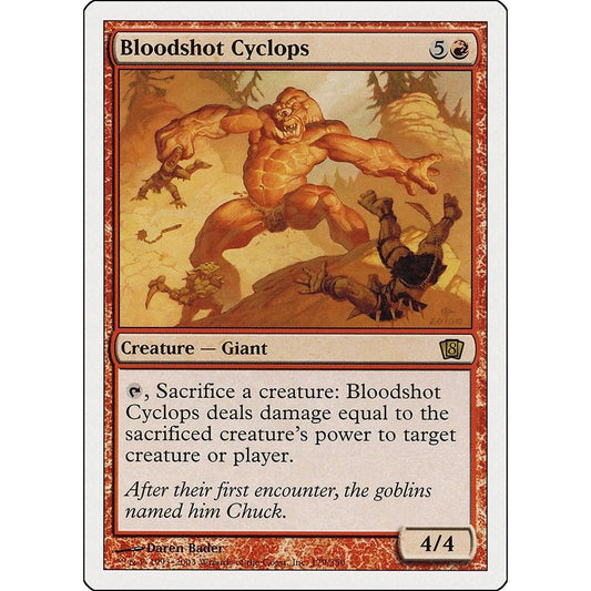 Image for Bloodshot Cyclops (179) (8ED) - Magic: The Gathering