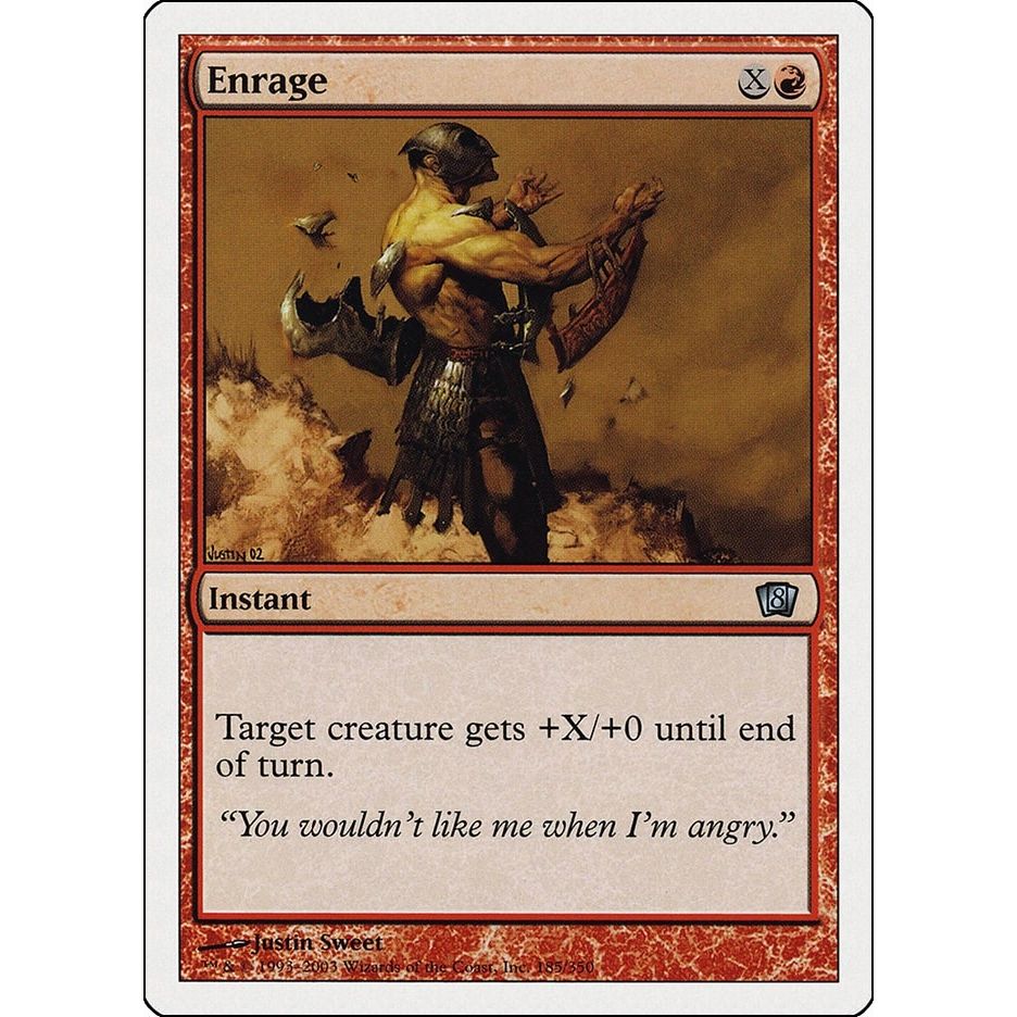 Image for Enrage (185) (8ED) - Magic: The Gathering
