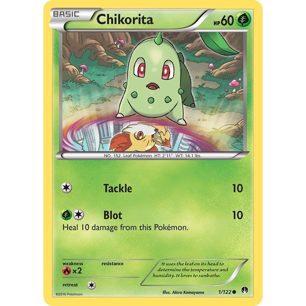 Image for Chikorita (1/122) (BKP) - Pokemon