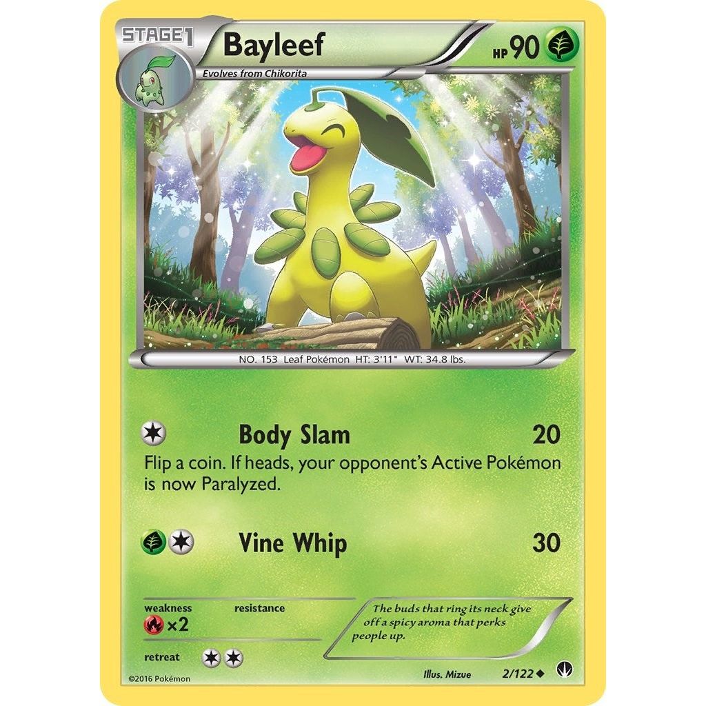 Image for Bayleef (2/122) (BKP) - Pokemon