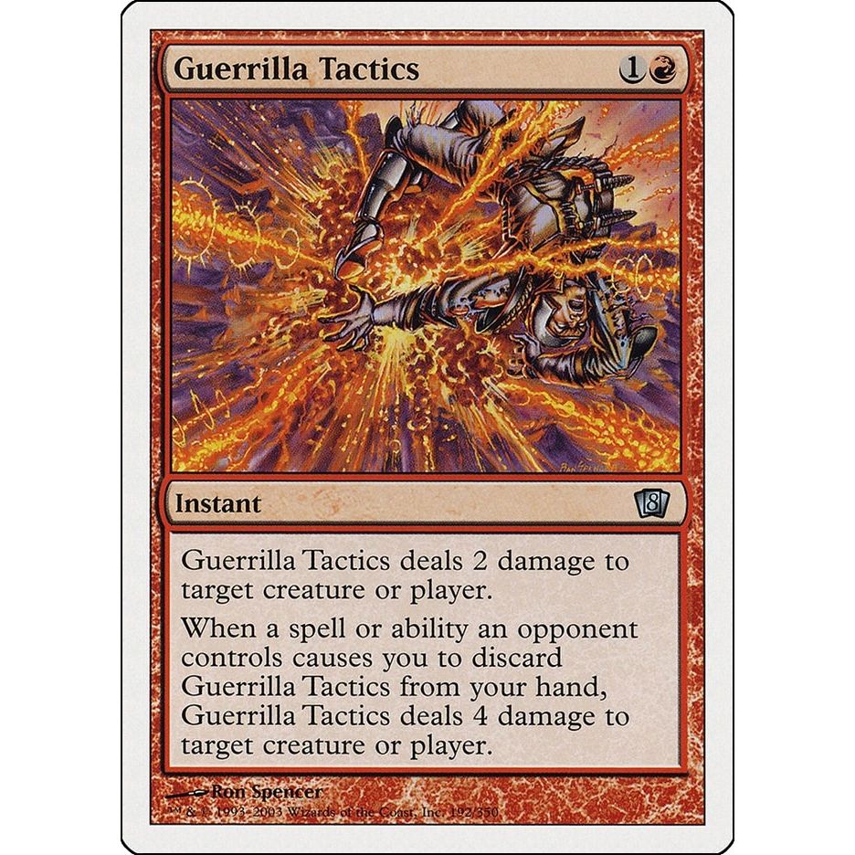 Image for Guerrilla Tactics (192) (8ED) - Magic: The Gathering