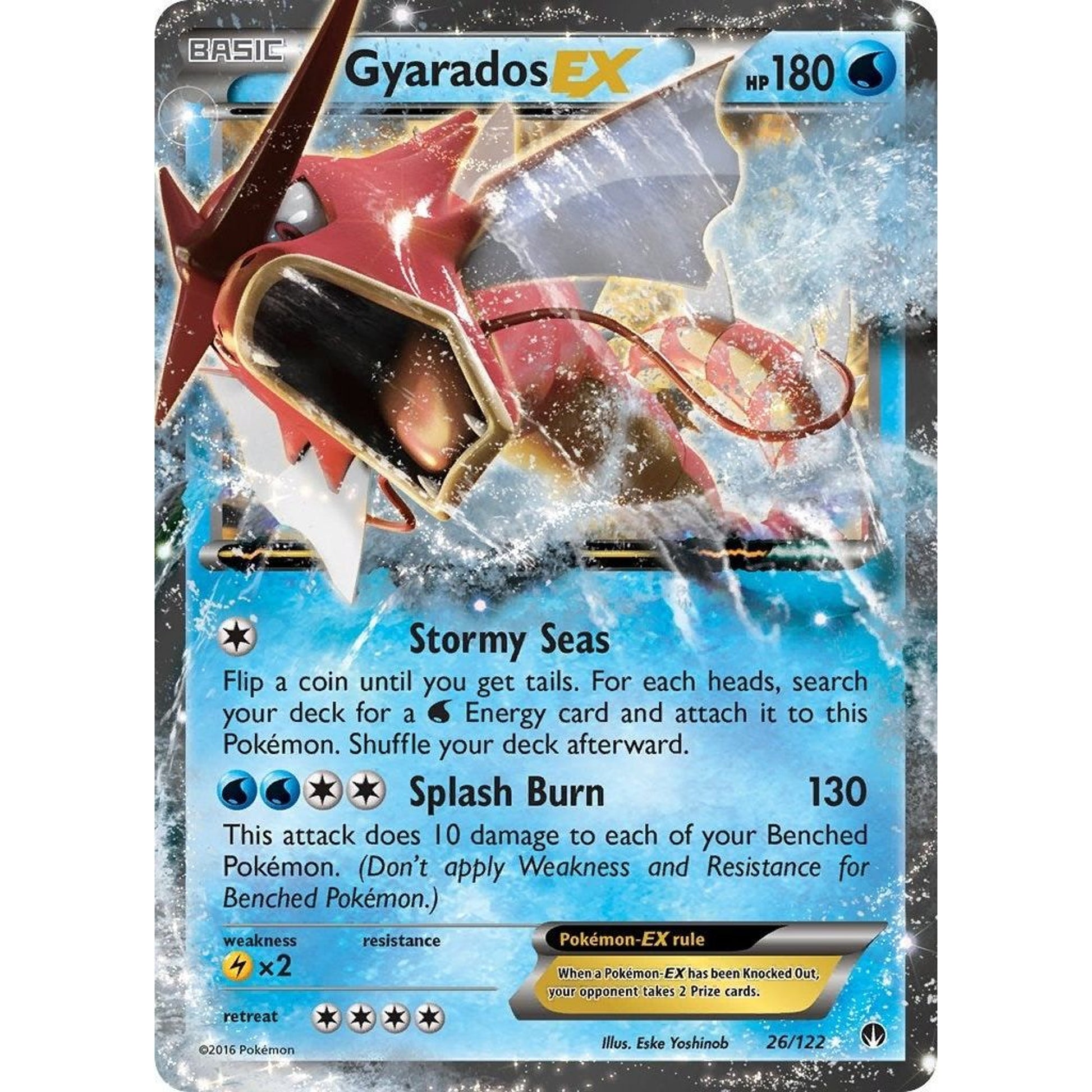 Image for Gyarados EX (26/122) (BKP) - Pokemon