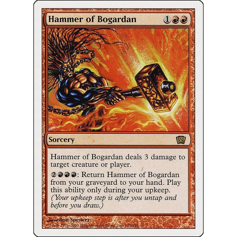 Image for Hammer of Bogardan (193) (8ED) - Magic: The Gathering