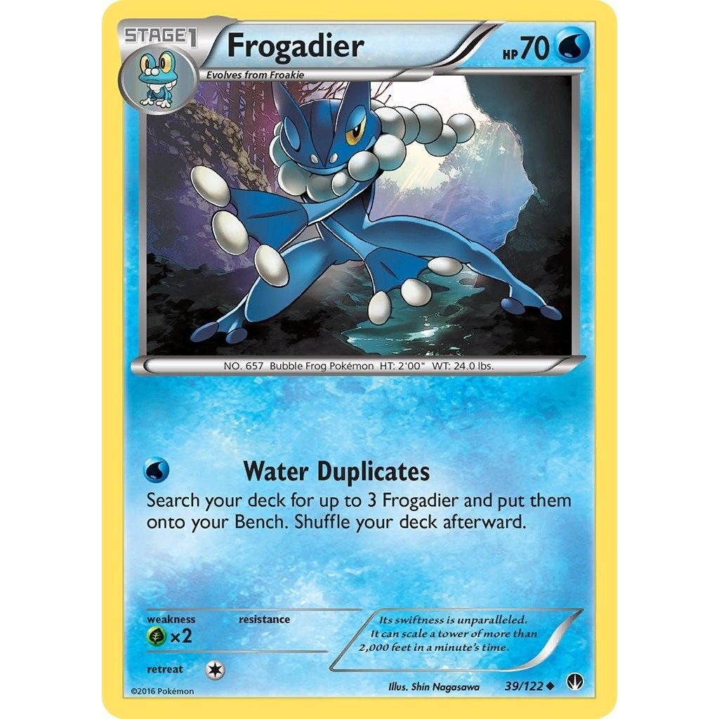 Image for Frogadier (39/122) (BKP) - Pokemon