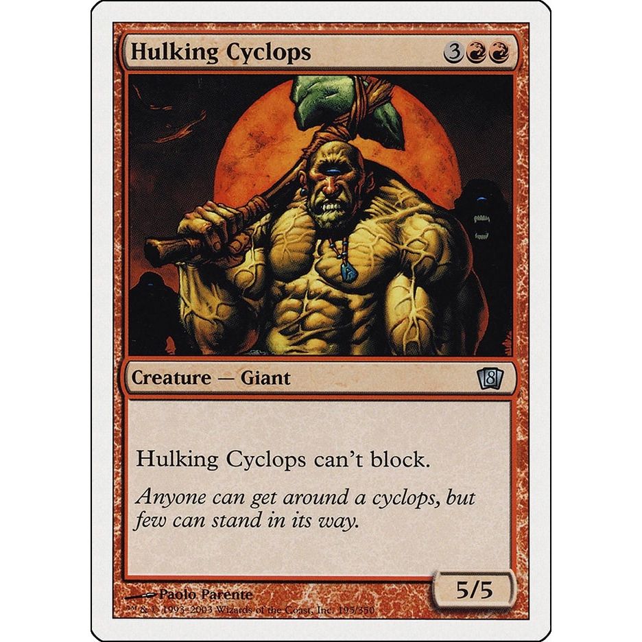 Image for Hulking Cyclops (195) (8ED) - Magic: The Gathering