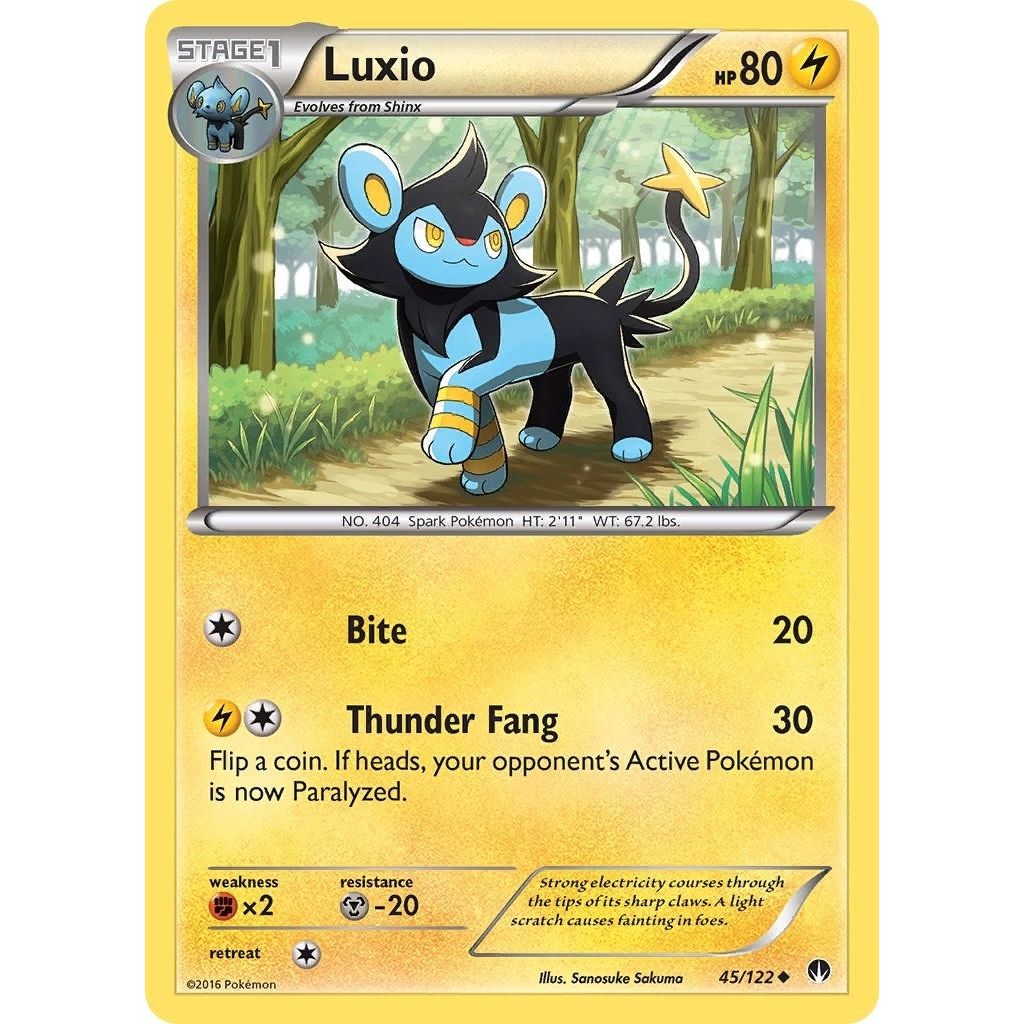 Image for Luxio (45/122) (BKP) - Pokemon