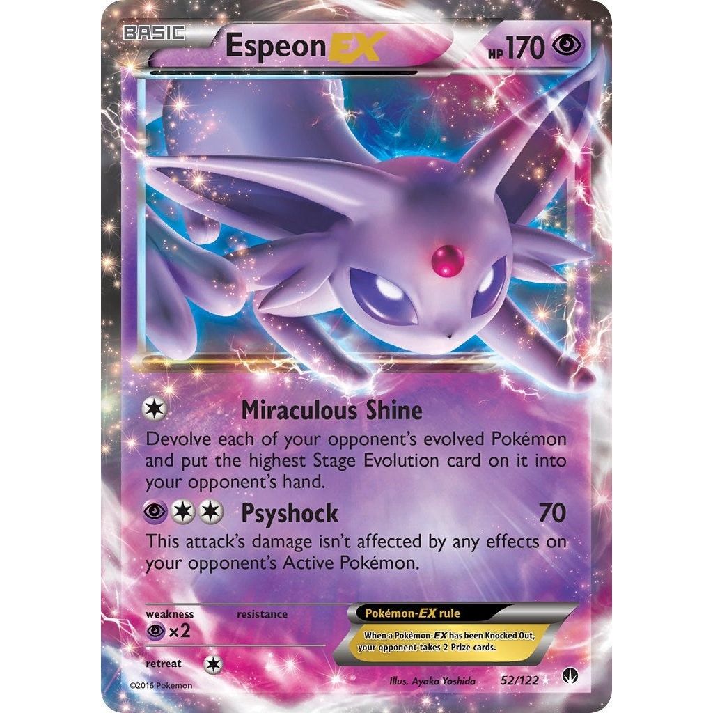 Image for Espeon EX (52/122) (BKP) - Pokemon