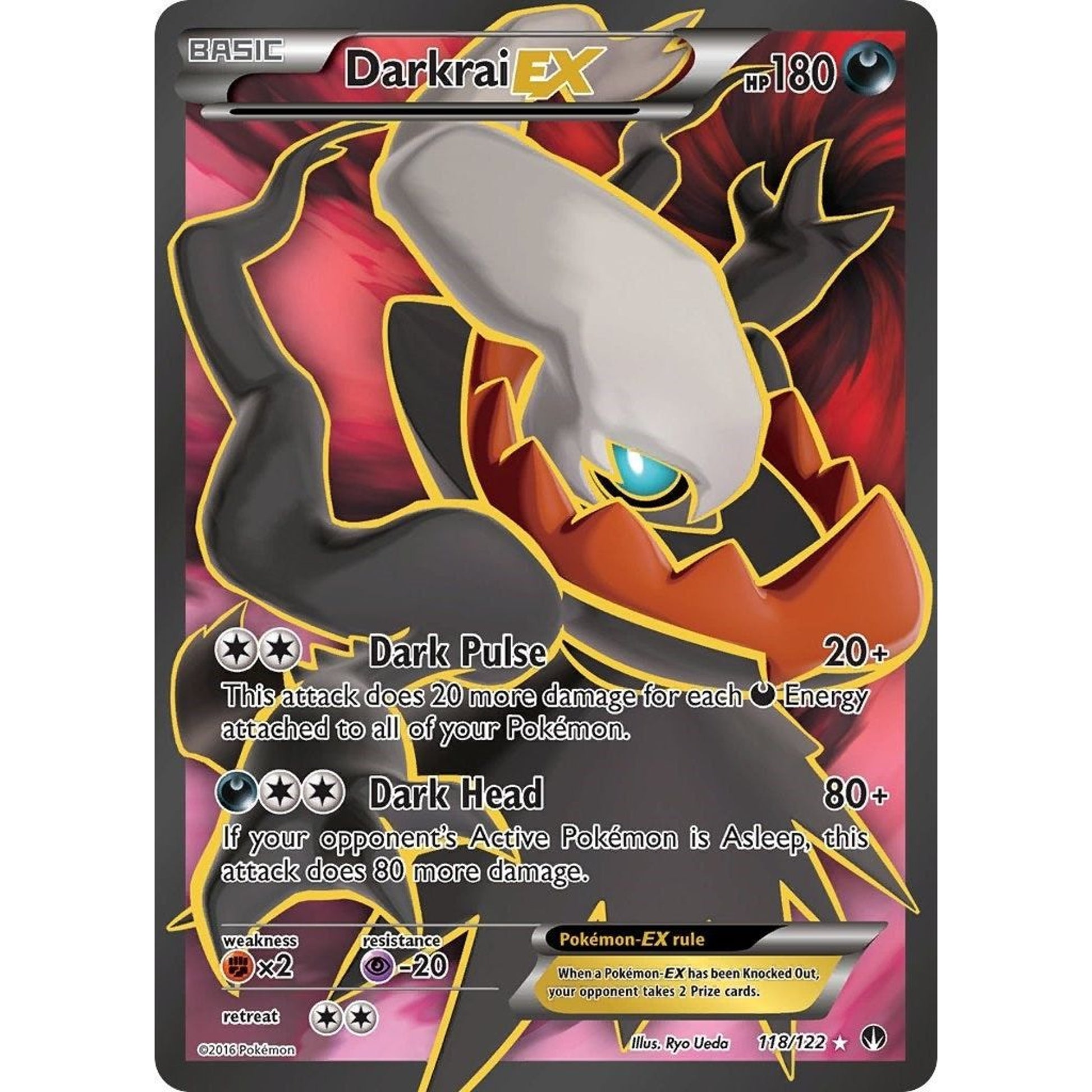 Image for Darkrai EX (Full Art) (118/122) (BKP) - Pokemon