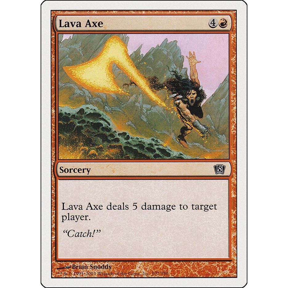 Image for Lava Axe (197) (8ED) - Magic: The Gathering