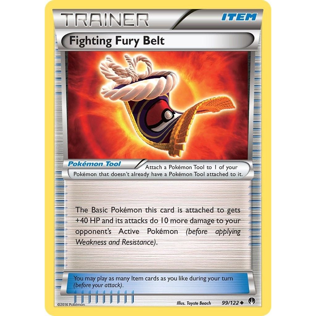 Image for Fighting Fury Belt (99/122) (BKP) - Pokemon