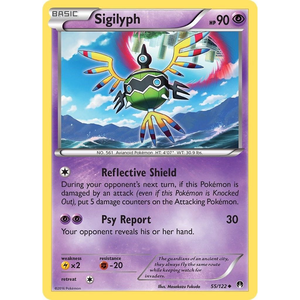 Image for Sigilyph (55/122) (BKP) - Pokemon