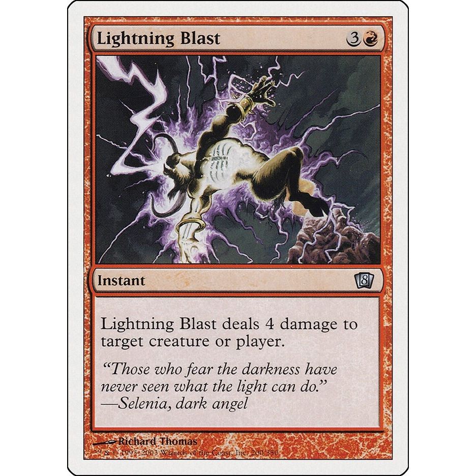 Image for Lightning Blast (200) (8ED) - Magic: The Gathering