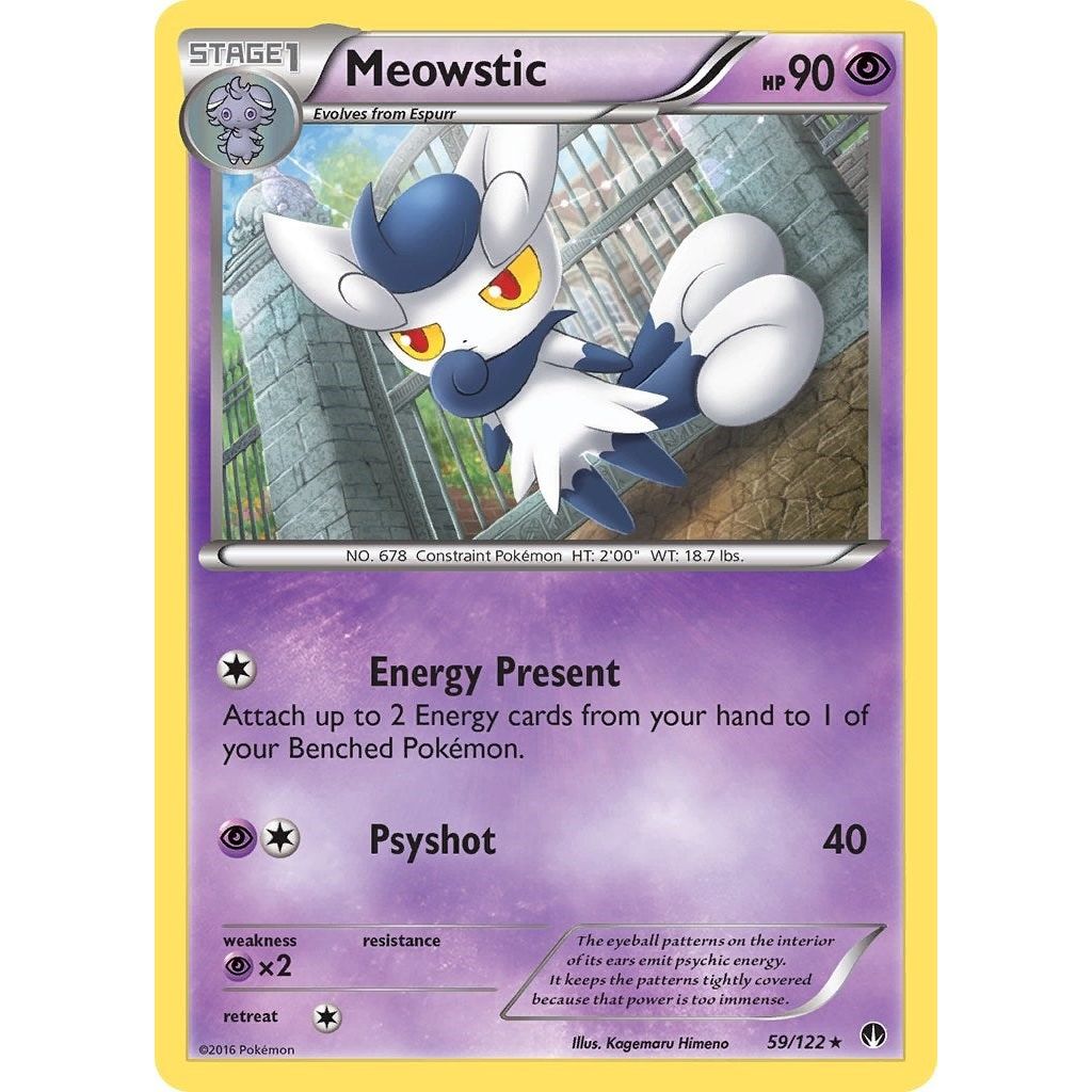 Image for Meowstic (59/122) (BKP) - Pokemon