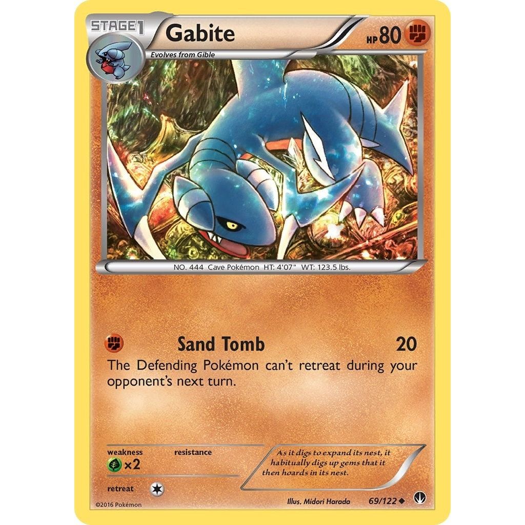 Image for Gabite (69/122) (BKP) - Pokemon