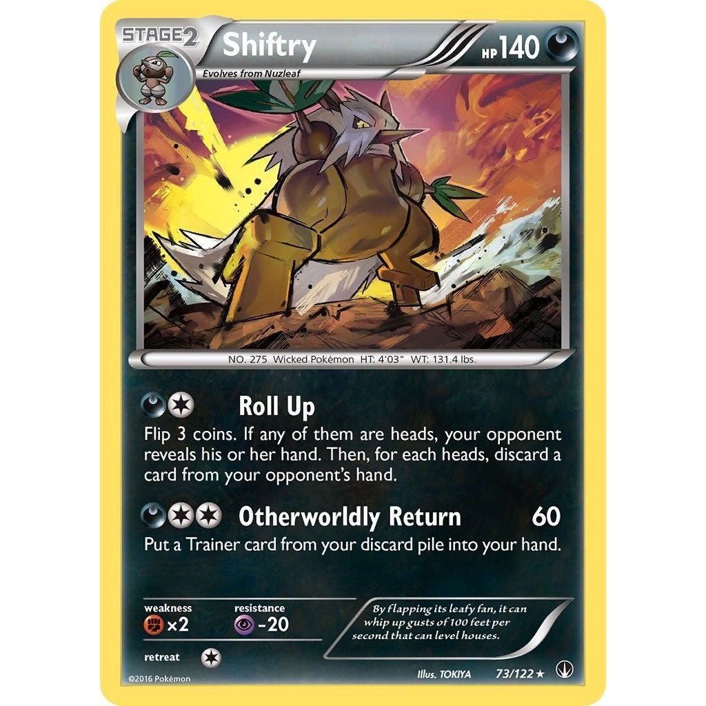 Image for Shiftry (73/122) (BKP) - Pokemon