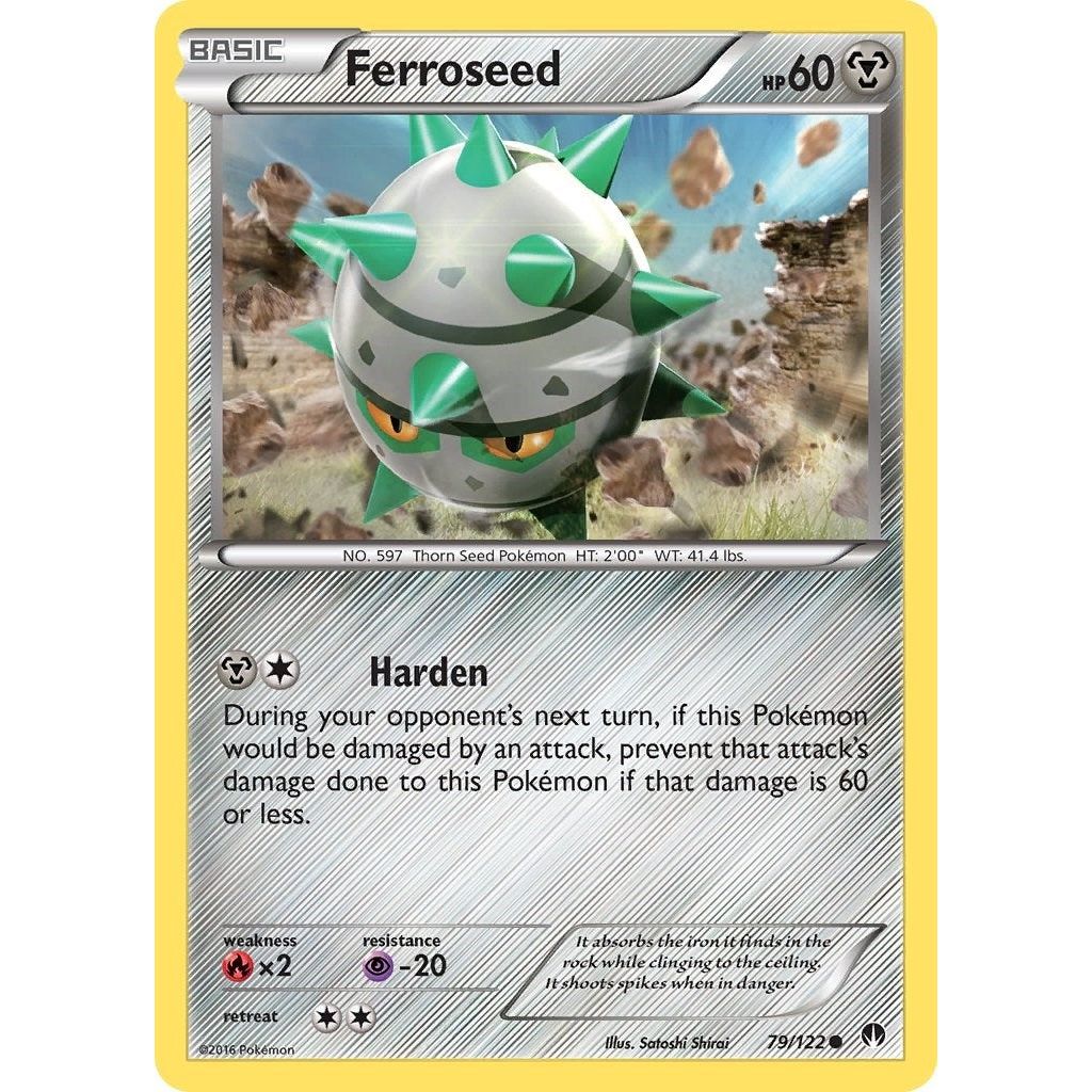 Image for Ferroseed (79/122) (BKP) - Pokemon