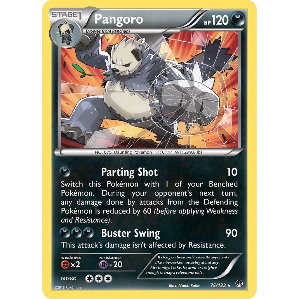 Image for Pangoro (75/122) (BKP) - Pokemon