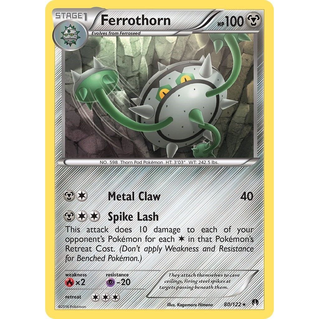Image for Ferrothorn (80/122) (BKP) - Pokemon